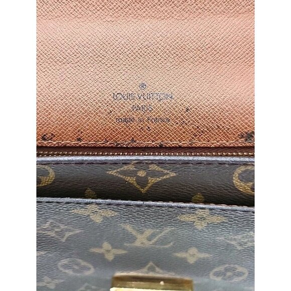 LOUIS VUITTON Monogram Monceau 28 Hand Bag 2way M51185 LV Authentic 95219 Great - Picture 11 of 16